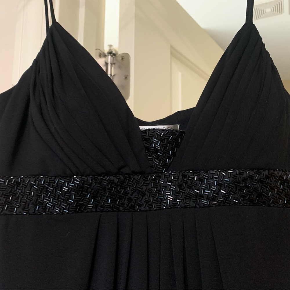 Maggie London Little Black Dress with beading!